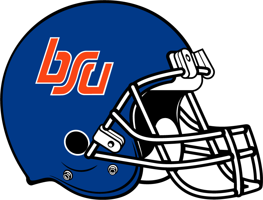 Boise State Bronco 1991-1996 Helmet Logo iron on transfers for T-shirts